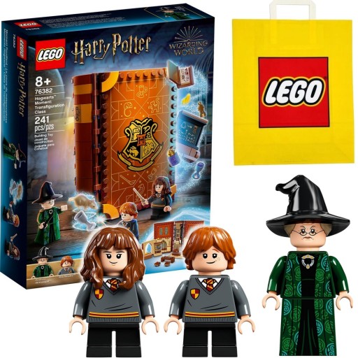LEGO 76382 HARRY POTTER Pokój 3 figurki Hogwart + TORBA NA PREZENT