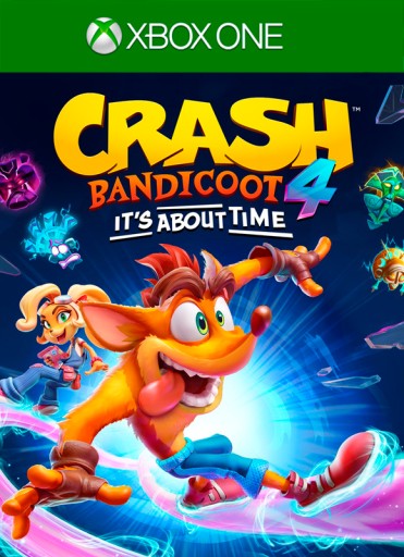 CRASH BANDICOOT 4 NAJWYŻSZY CZAS It's About Time KLUCZ XBOX ONE SERIES X/S