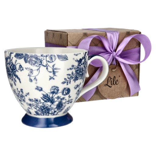 Filiżanka do kawy duża porcelanowa prezent 345 ml święta dla niej szefowej