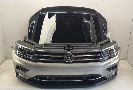 VW TIGUAN 5NA 16- KOMPLETNY PRZÓD MASKA LAMPA H7