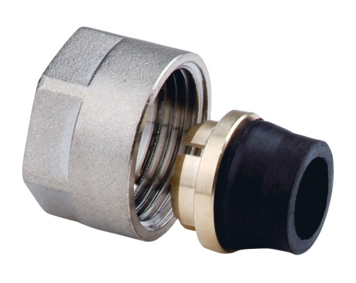 Złączka zaciskowa z gwintem 3/4'' do rur CU 15 mm