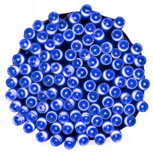 LAMPKI CHOINKOWE MOCNE 300 LED NIEBIESKIE PROGRAMA