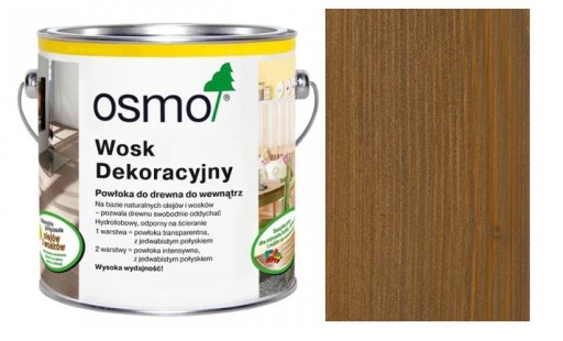 OSMO WOSK DEKORACYJNY 0,125L DĄB ANTYCZNY 3168