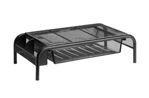 IKEA BRYTET - podstawka pod monitor z szufladą