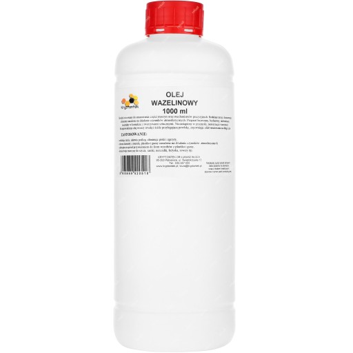 OLEJ WAZELINOWY DO MASZYN DO SZYCIA SMAR OLIWA OLIWIARKA RĘCZNA 1L 1000ml