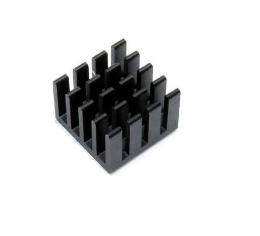 Aluminiowy radiator do Raspberry Pi 4B, czarny