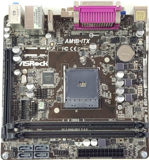 Płyta główna mini-itx AM1 ASRock AM1B-ITX s. AM1
