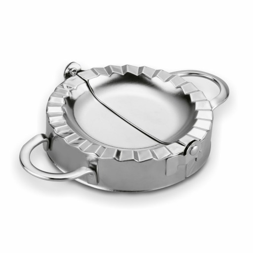 Mała FOREMKA DO PIEROGÓW klejenia 8,5 cm metalowa FORMA stal nierdzewna