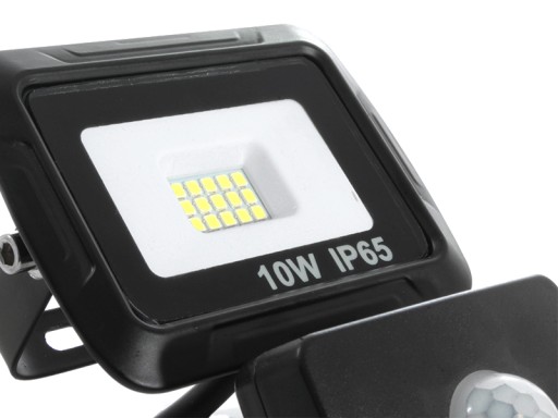 HALOGEN LED 10W SMD Z PIR NAŚWIETLACZ LAMPA czujka