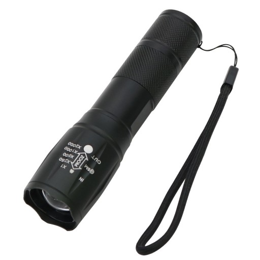 SILNE ŚWIATŁO TURYSTYCZNE LED CREE ZOOM