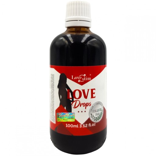 LOVE DROPS 100ml BARDZO MOCNE KROPLE PODNIECAJĄCE