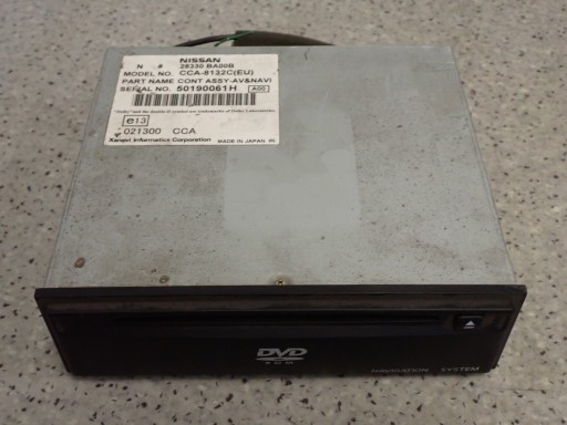 NISSAN PRIMERA P12 02-07 ODTWARZACZ DVD