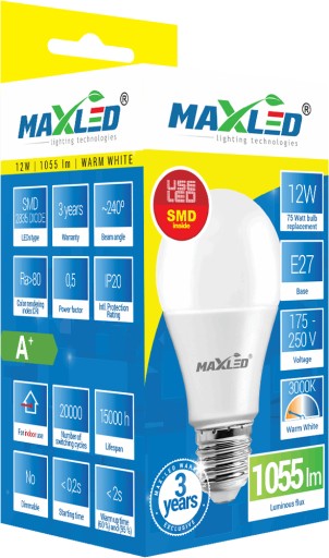 LED MAX GLS E27 12W