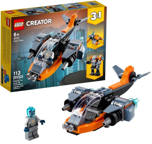 LEGO Creator Cyberdron Robot Cybermech Cyberskuter 31111 klocki lego