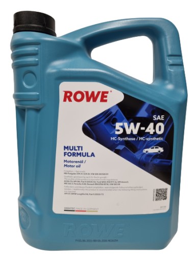 OLEJ ROWE HIGHTEC MULTI FORMULA 5W40 5W-40 5L