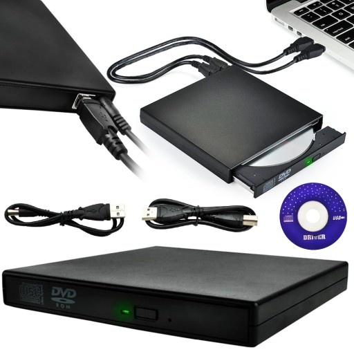 NAPĘD CD DVD ZEWNĘTRZNA NAGRYWARKA USB DO LAPTOPA