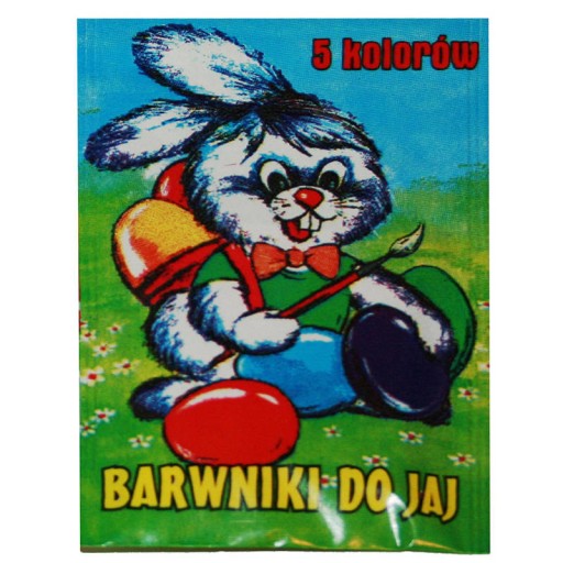 BARWNIKI spożywcze do jajek 5 kolorów BARWNIK