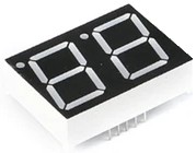 0.56'' cali 2x Wyświetlacz LED 7 segmentowy 2VDC Współna Anoda +