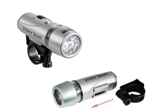 LATARKA ROWEROWA LAMPKA 5 LED POWER BEAM