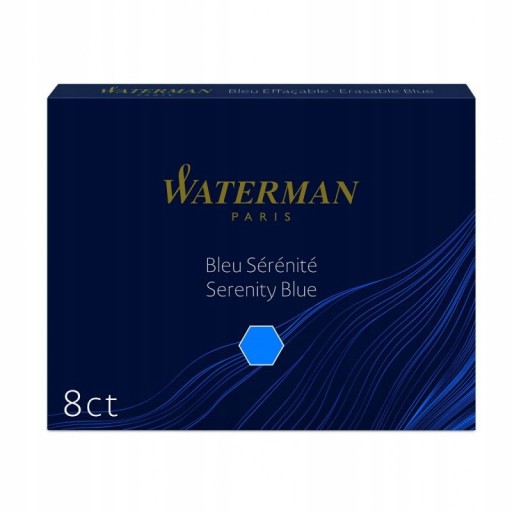 WATERMAN ATRAMENT BIUROWY NABOJE DŁUGIE DO PIÓRA