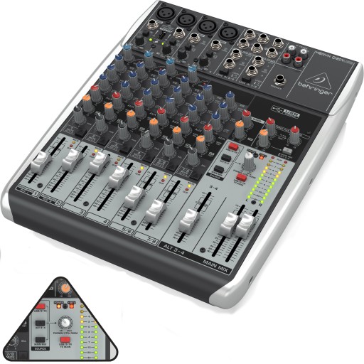 Q1204USB Mikser audio 12-kanałów Xenyx do Streamingu Podcastów Behringer