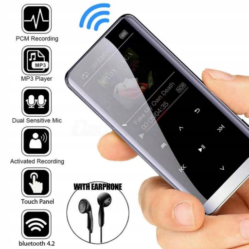 M13 ODTWARZACZ MP3/MP4 FM 16GB HIFI DOTYKOWY