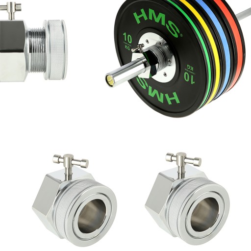 ZACISKI NA SZTANGĘ OLIMPIJSKĄ STALOWE 50MM HMS