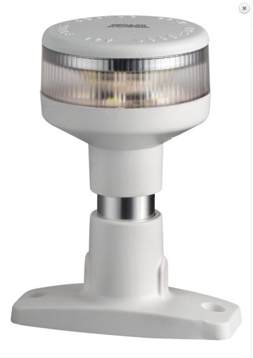 LAMPA TOP 360 ST. PCV BIAŁA, LED 12V