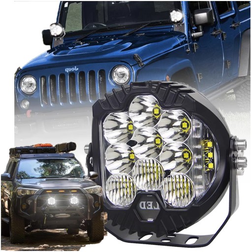 LAMPA ROBOCZA LED 30W 12V 24V OFF ROAD HALOGEN LED Stroboskop LED Mniejsza