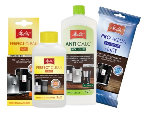 Melitta Filtr Odkamieniacz Tabletki Płyn do mleka