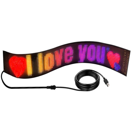 Bluetooth RGB LED Flexible Advertising Screen