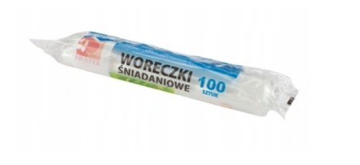 Worki śniadaniowe W ROLCE 100 SZT TRWAŁE WORECZKI