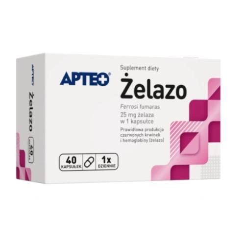 Żelazo APTEO - 40 kapsułek
