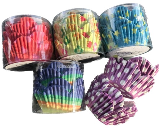 FOREMKI PAPIEROWE NA BABECZKI MUFFINKI PAPILOTKI Z PAPIERU OLDMAN 80szt 7cm