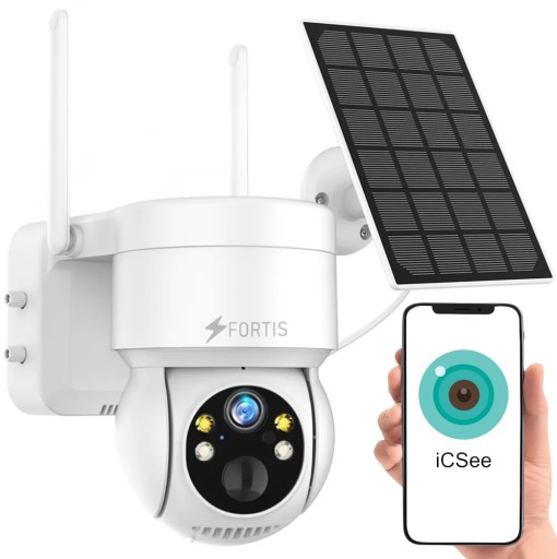 KAMERA SOLARNA ZEWNĘTRZNA OBROTOWA IP WIFI 4M