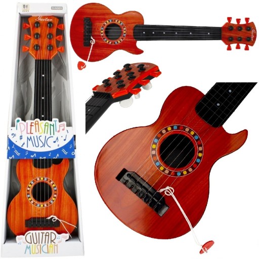 GITARA DLA DZIECI UKULELE DUŻA STRUNY INSTRUMENT GITARKA DZIECIĘCA