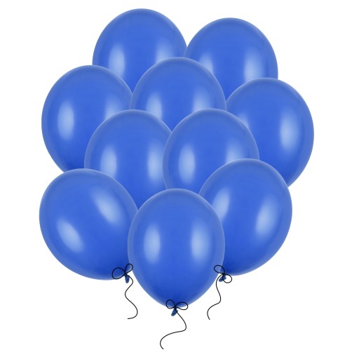 BALONY NIEBIESKIE pastelowe mocne duże 30 cm 14 cali 100 szt do girland