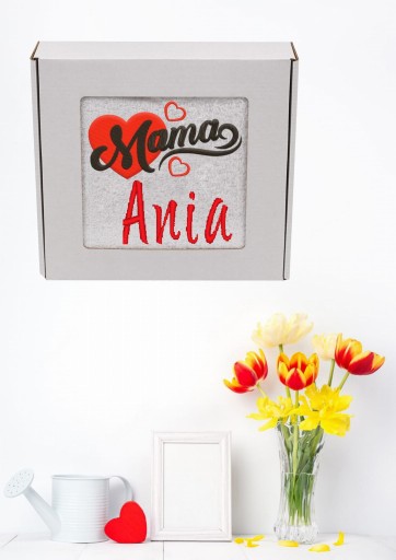 RĘCZNIK NA DZIEŃ MAMY 50X100 CM PREZENT HAFT