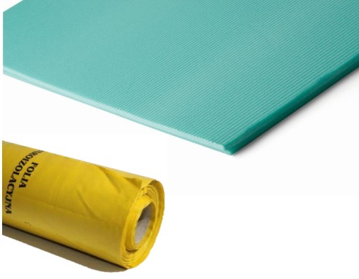 Podkład pod panele 3 mm XPS + folia DOSTAWA GRA
