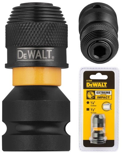 ADAPTER REDUKCJA klucza UDAROWEGO Z 1/2 1/4 DEWALT