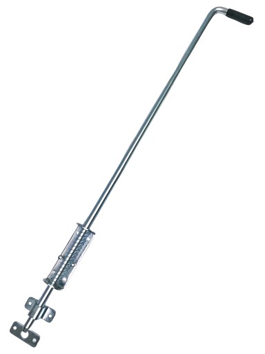 Rygiel zasuwa zamknięcie bram 800mm sprężyna ocynk