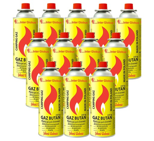 GAZ KARTUSZ NABÓJ GAZOWY DO KUCHENKI PALNIKA 400ml X12
