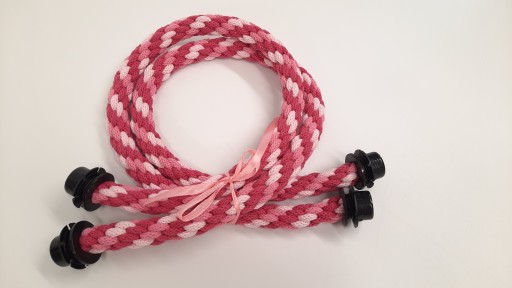 liny długie obag handmade RÓŻOWY