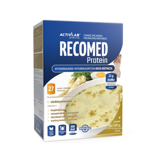 RECOMED PROTEIN Krem-żurek 4x100g