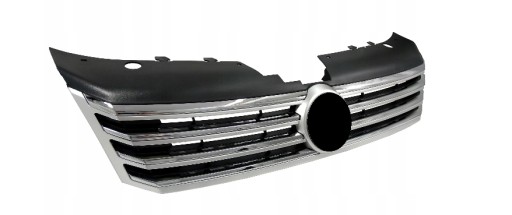 VW PASSAT B7 10- ATRAPA GRILL CHROM CZARNY POŁYSK