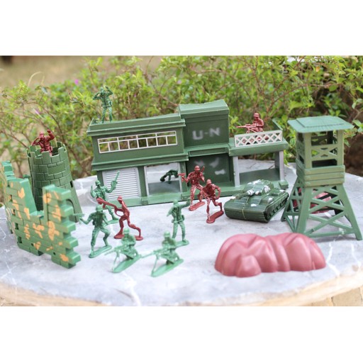 1 zestaw Soliders Figures Play Set (500 sztuk)