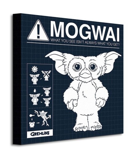 Obraz płótno Gremliny Rozrabiają Mogwai 40x40 cm
