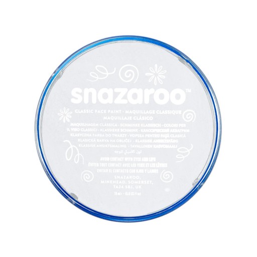 FARBA DO MALOWANIA TWARZY BIAŁA 18ml SNAZAROO