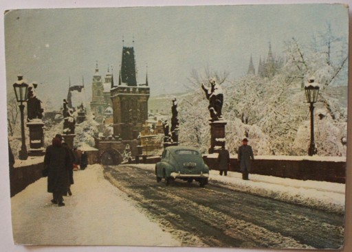 Karlov most PRAGA - PRAHA, CZECHOSŁOWACJA