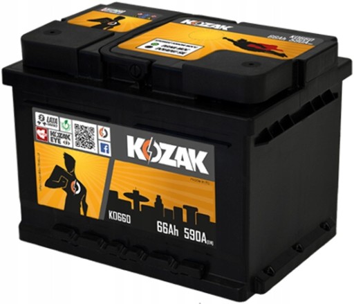 AKUMULATOR KOZAK KO660 66AH/640A [SAE] 64AH